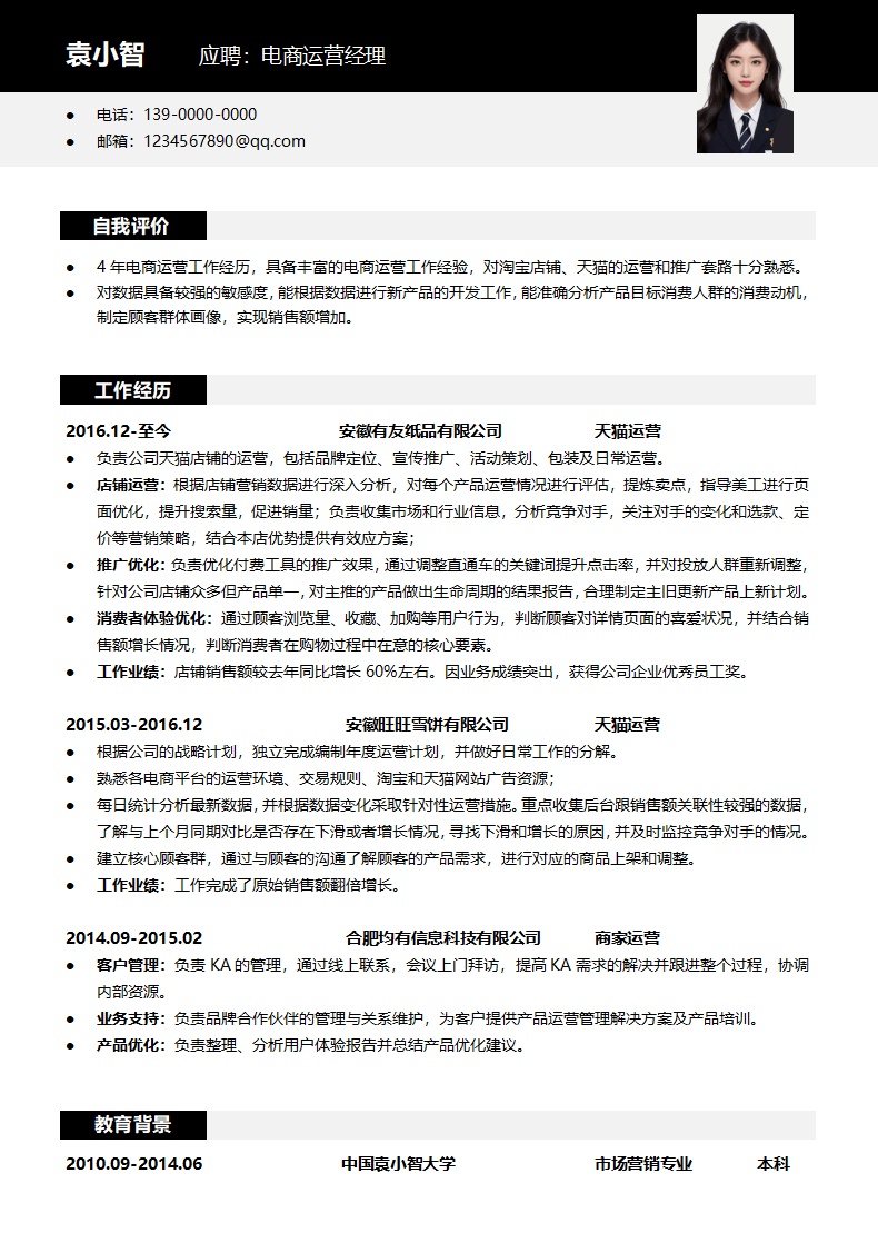 电商运营经理3-5年经验简历.doc--0